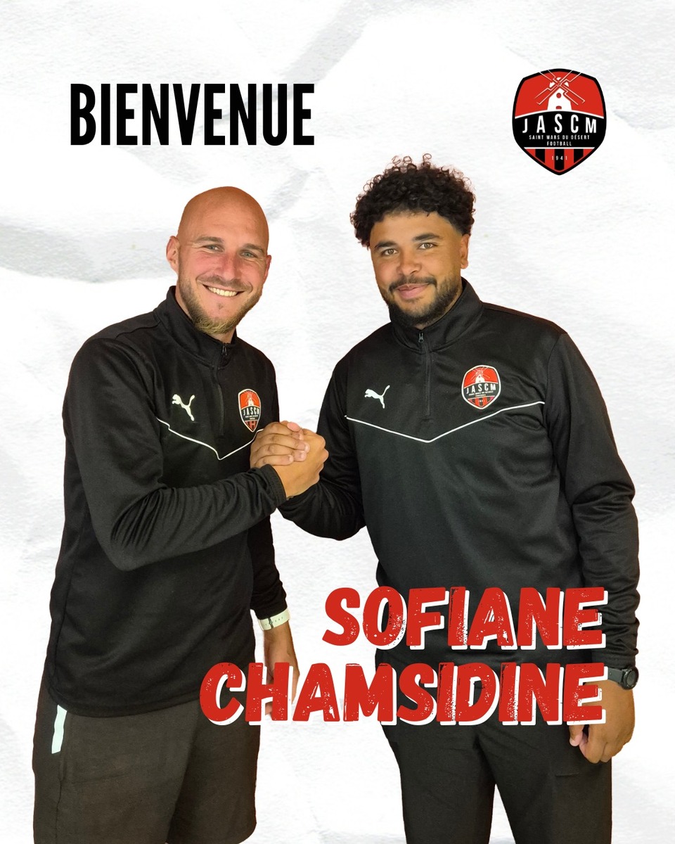 Bienvenue à Sofiane Chamsidine !