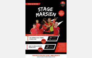 Inscriptions stage Février