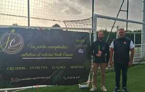JC Cassard Paysages - Remise de ballon du match