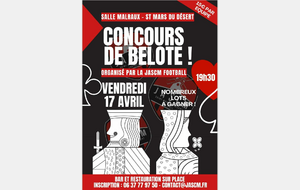 Concours de belote - 2e édition