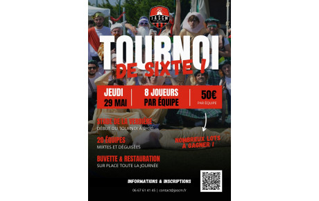 Tournoi sixte - 2e édition!